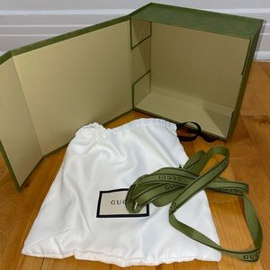 Gucci belt box and bag